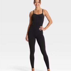 Spaghetti Strap Jumpsuit. Women's Everyday Soft Active Bodysuit All In Motion